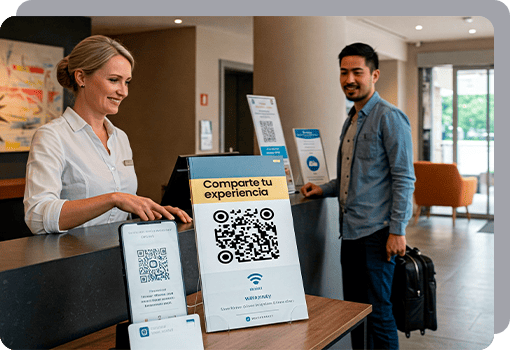 código qr para hoteles