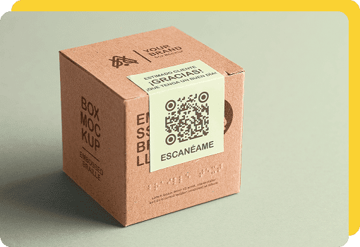 QR de pdf url para embalaje
