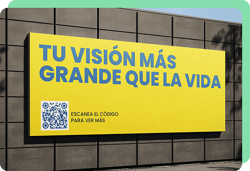 QR de urls para vallas publicitarias