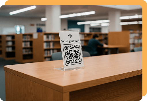código qr para bibliotecas y espacios públicos